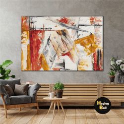 modern decorative with colorful textural oil painting effect roll up canvas, stretched canvas art, framed wall art paint