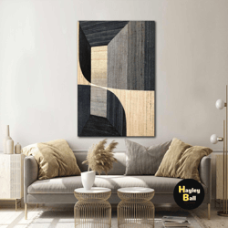 modern wall art, geometric shapes canvas art, living room wall decor, roll up canvas, stretched canvas art, framed wall