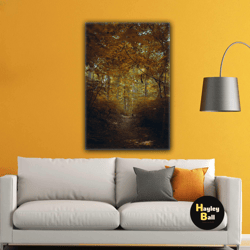 nature forest landscape tree roll up canvas, stretched canvas art, framed wall art painting