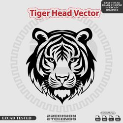 tiger head vector