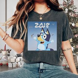 bluey birthday shirt, personalized bluey shirt, custom bluey family shirts, bluey birthday party shirt, bluey toddler sh