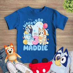 personalized bluey birthday shirt bluey family matching shirts bluey bingo shirt custom bluey birthday shirt bluey t
