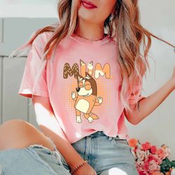 retro mom bluey shirt, retro chilli heeler shirt, mom bluey shirt, mom shirt, chilli heeler, bluey family shirt, full sh