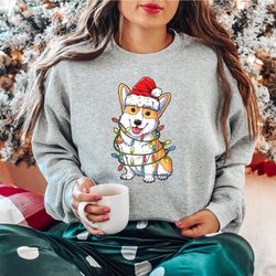 corgi christmas sweatshirt, corgi sweatshirt, corgi mom sweatshirt, corgi mom gift corgi lover gift, gift for corgi mom