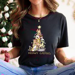 meowy christmas shirt, happy cat year shirt, funny christmas cat shirt, cat christmas shirt, cats shirt, cat lover chris
