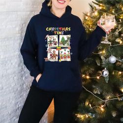toy story christmas sweatshirt, toy story characters christmas, woody buzz lightyear christmas, disney sweatshirt, disne