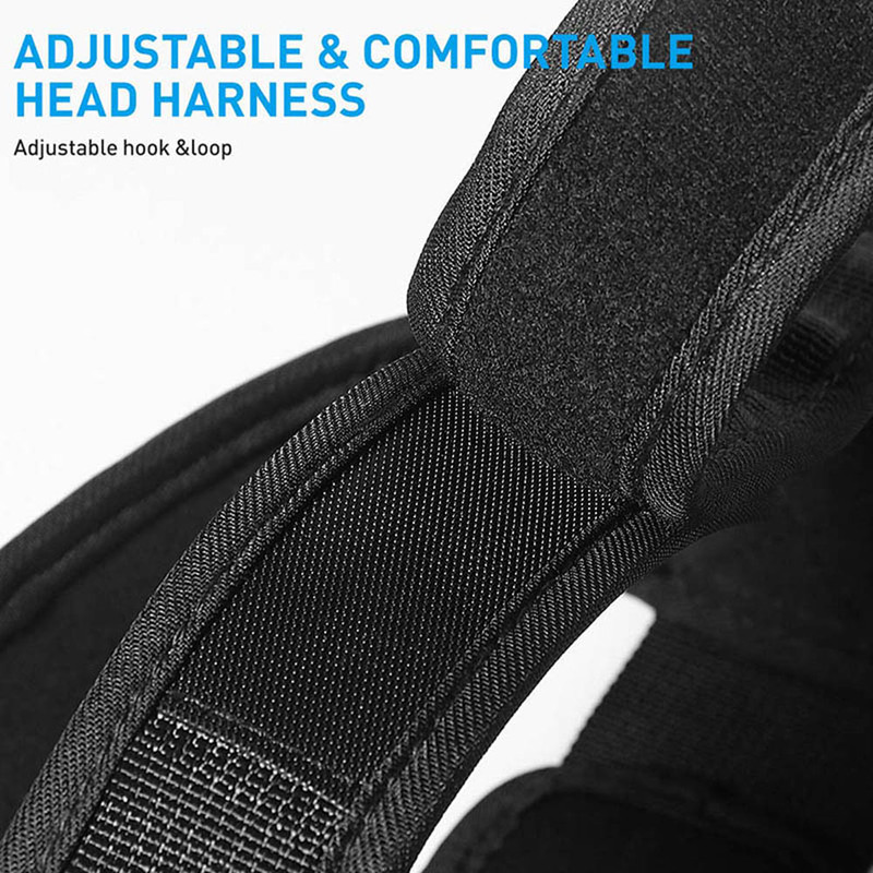 Adjustable Neck Power Training Strap Head Harness, Weight Bearing Gym Fitness Training Cap for Body Strength Exercises