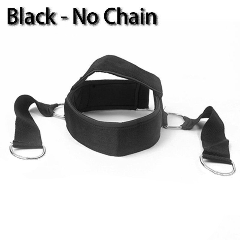 Adjustable Neck Power Training Strap Head Harness, Weight Bearing Gym Fitness Training Cap for Body Strength Exercises