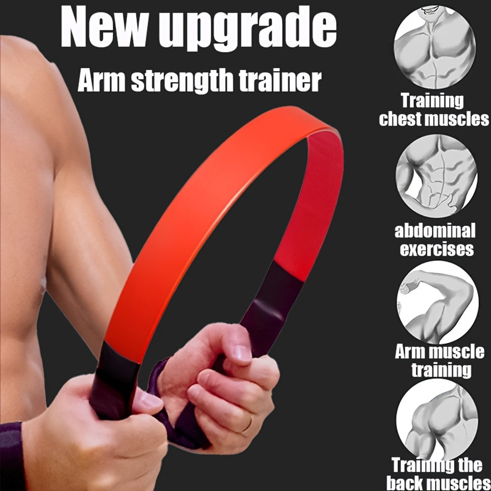 Universal Arm Trainer with PE Resistance, Pectoral Arm Exercise Equipment and Abs Back Training Tool for Muscle Growth