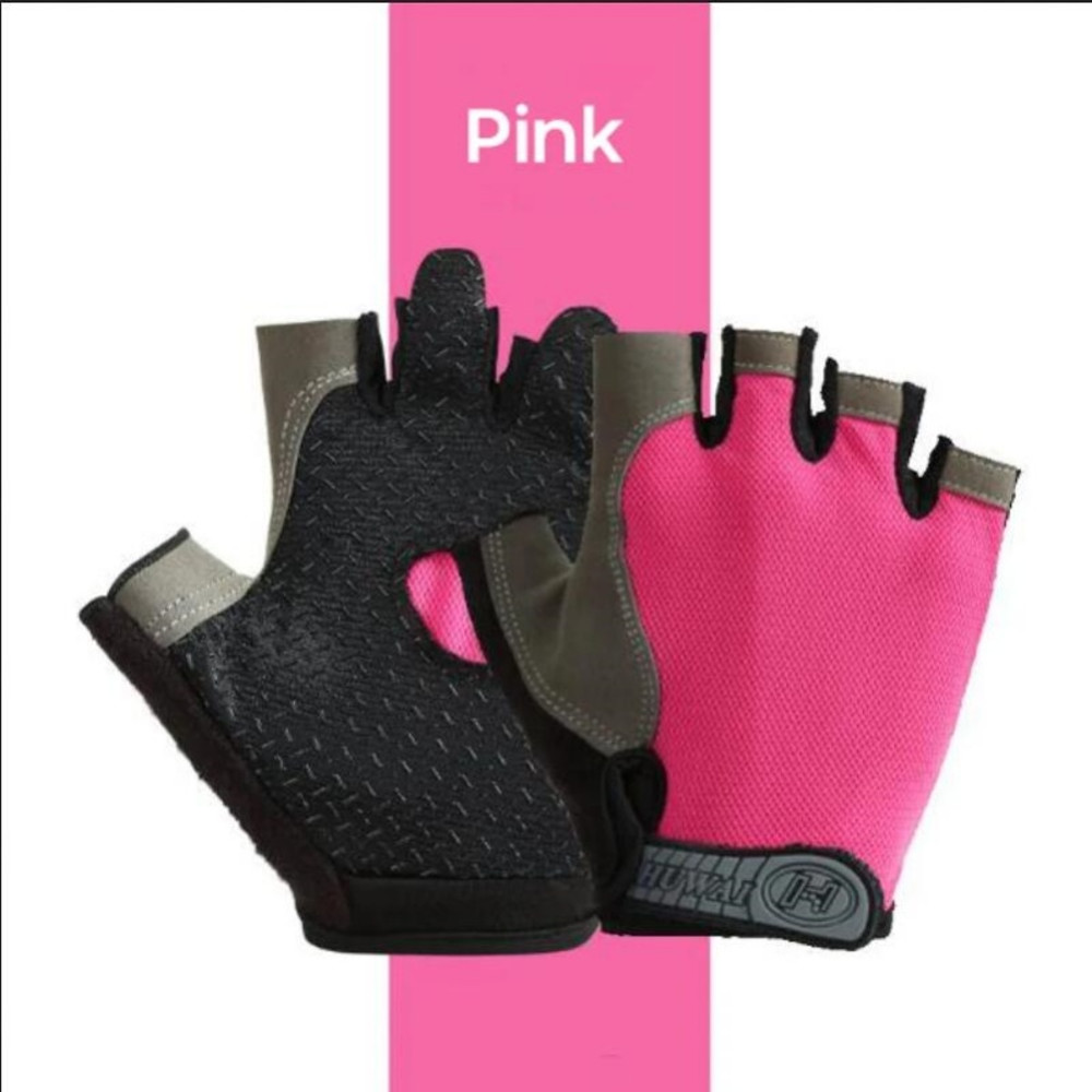 Gym Gloves Fingerless Gloves Anti-Slip Shock-Absorbing Breathable Gloves for Training Lifting Weight Cycling Performance