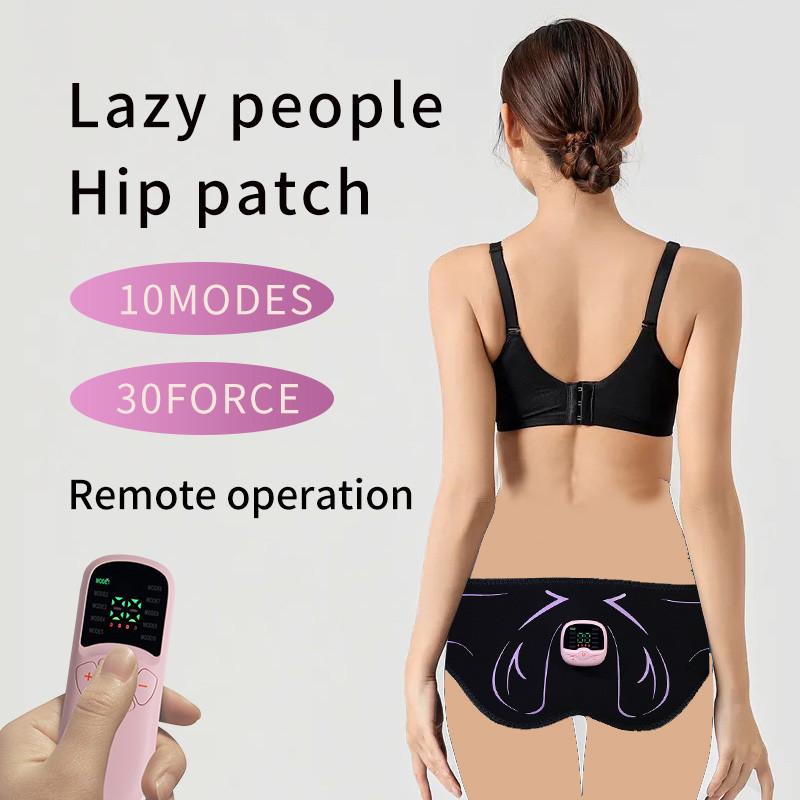 USB Rechargeable Electric Hips Trainer EMS Butt Muscle Stimulator Buttocks Lifting Toner for Fitness Weight Loss