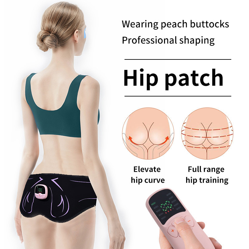 USB Rechargeable Electric Hips Trainer EMS Butt Muscle Stimulator Buttocks Lifting Toner for Fitness Weight Loss
