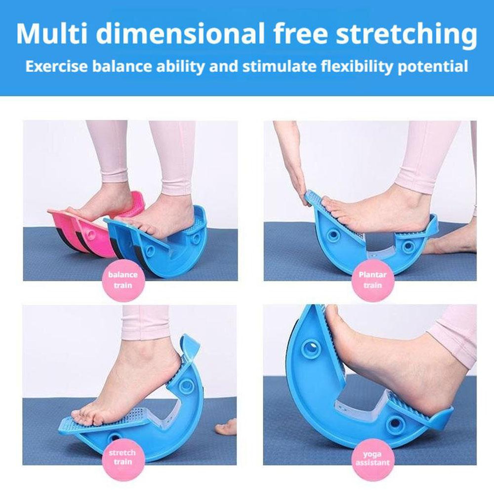 Household Calf Stretcher, Stretch Wheel Balance Trainer, Home Fitness Pedal Foot Board