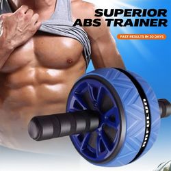 silent abdominal wheel roller, universalsports fitness abs roller for core strength, toning & slimming home gym use