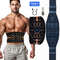 EMS Muscle Stimulator Ab Trainer, Smart Abdominal Toning Belt USB Charge, Body Massager Weight Loss Fitness Equipment