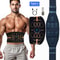 EMS Muscle Stimulator Ab Trainer, Smart Abdominal Toning Belt USB Charge, Body Massager Weight Loss Fitness Equipment
