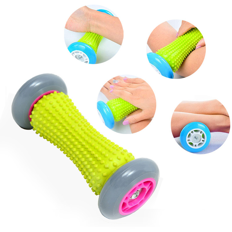 Reflexology Foot Massager Roller, Heel Arch Pain Therapy, Trigger Point Deep Tissue Recovery