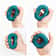 Hand Muscle Strengthener Ring, Silicone Finger Gripper, Wrist Finger Trainer for Exercise