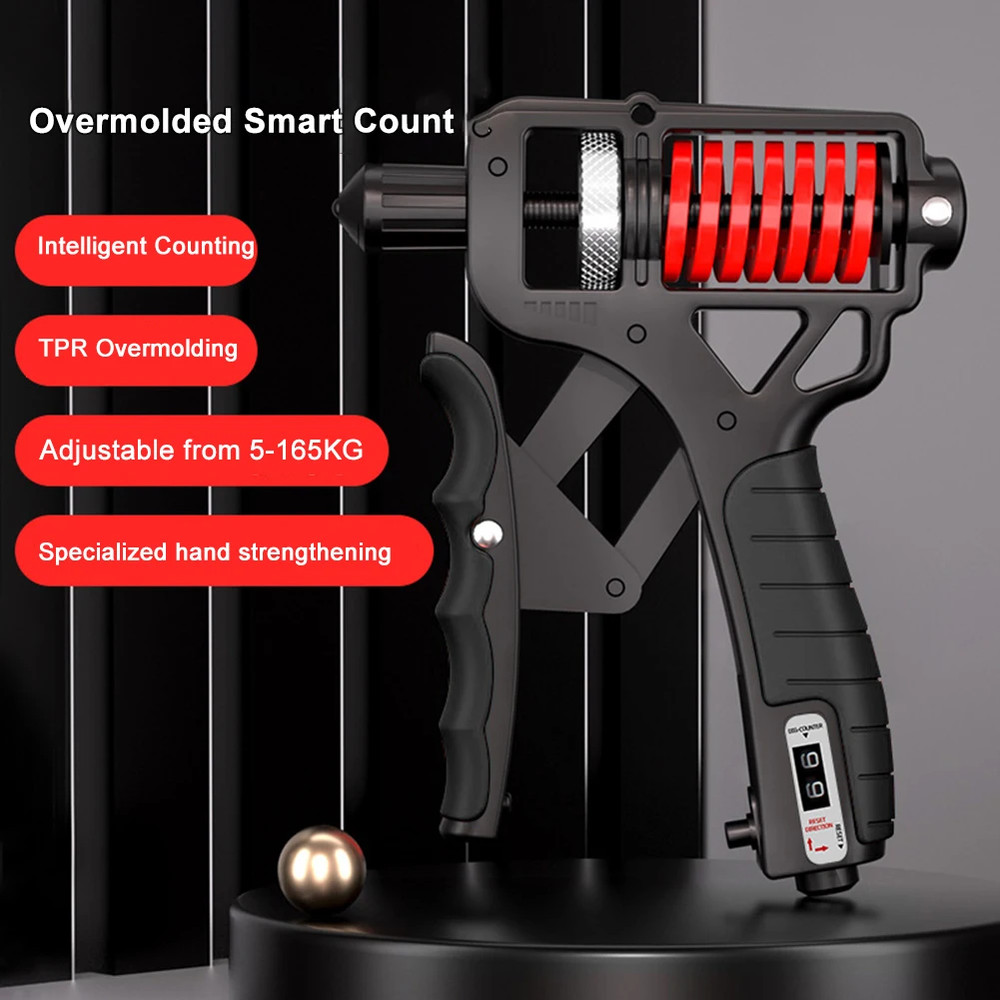 Adjustable Resistance Hand Grip Strengthener, Nonslip Grip Trainer for Hands Fingers Wrists