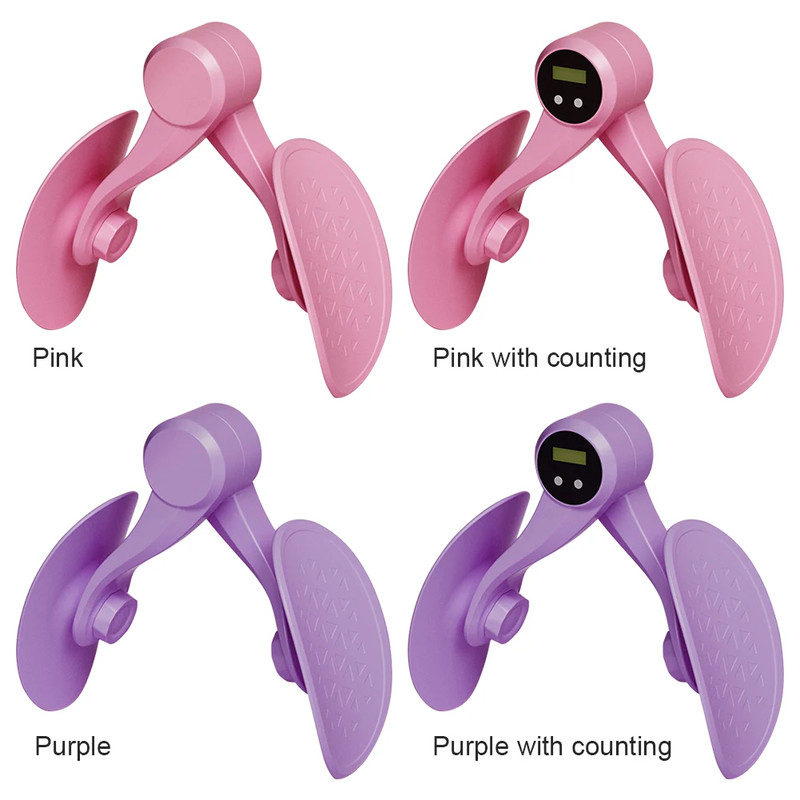 Hip and Inner Thigh Kegel Exerciser, Pelvic Floor Muscle Trainer with Counter, Exercise Equipment for Leg Arm Sculpting
