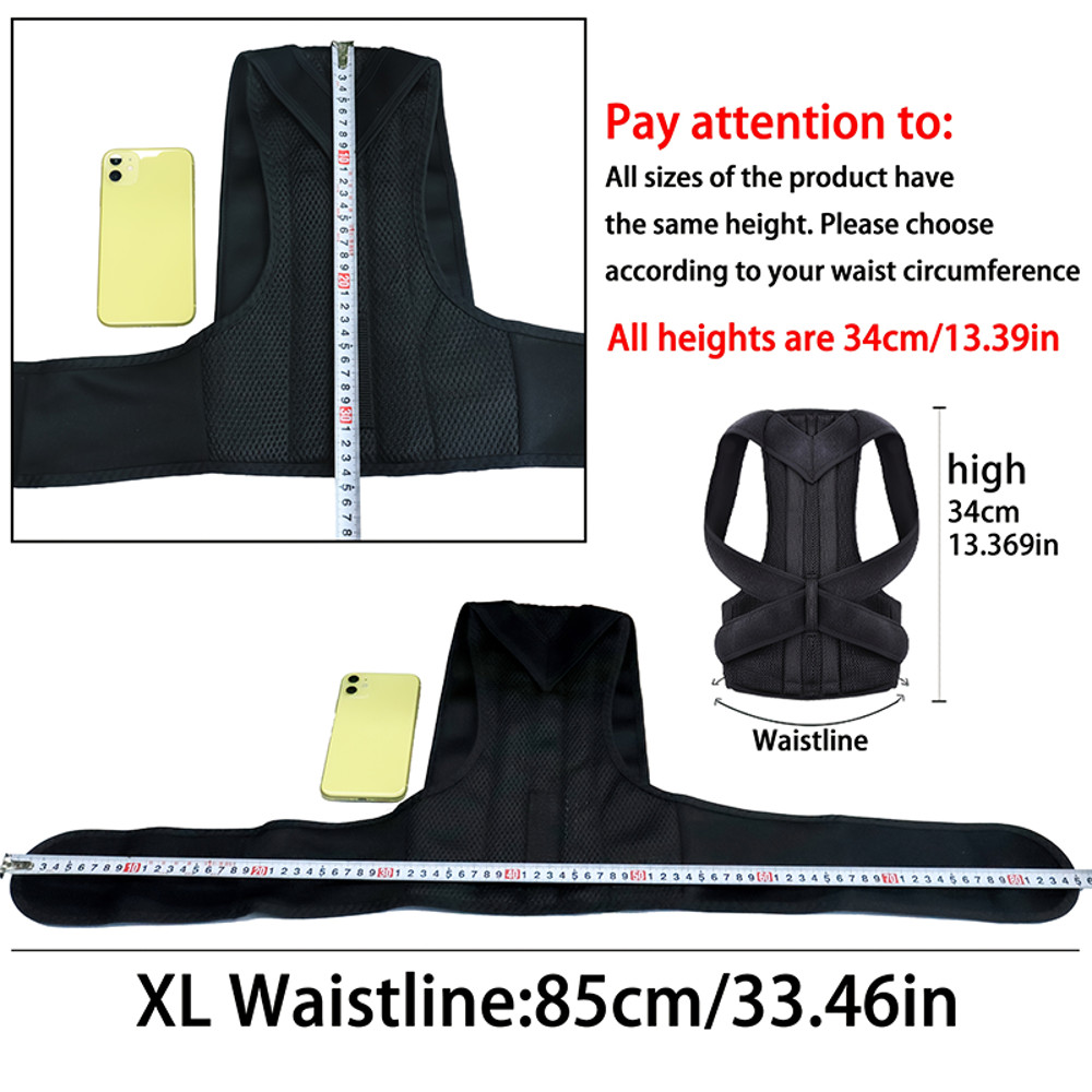 Shoulder And Waist Support Straps Adjustable Back Posture Corrector For Children To Relieve Back Pa 2