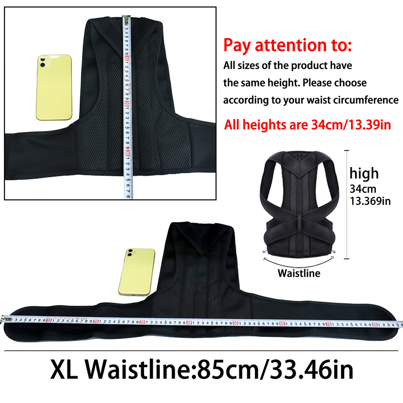 Shoulder And Waist Support Straps Adjustable Back Posture Corrector For Children To Relieve Back Pa 2