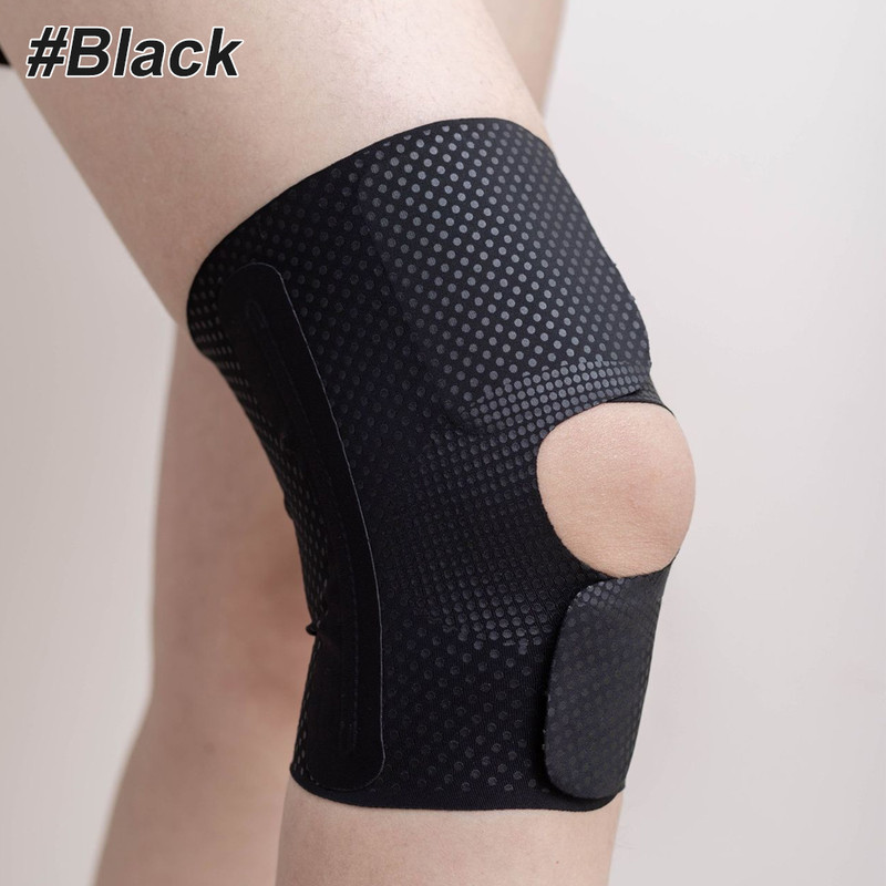 Compression Sleeve Support with Side Stabilizers, Lightweight & Breathable Knee Brace Men Women Injury Recover Support