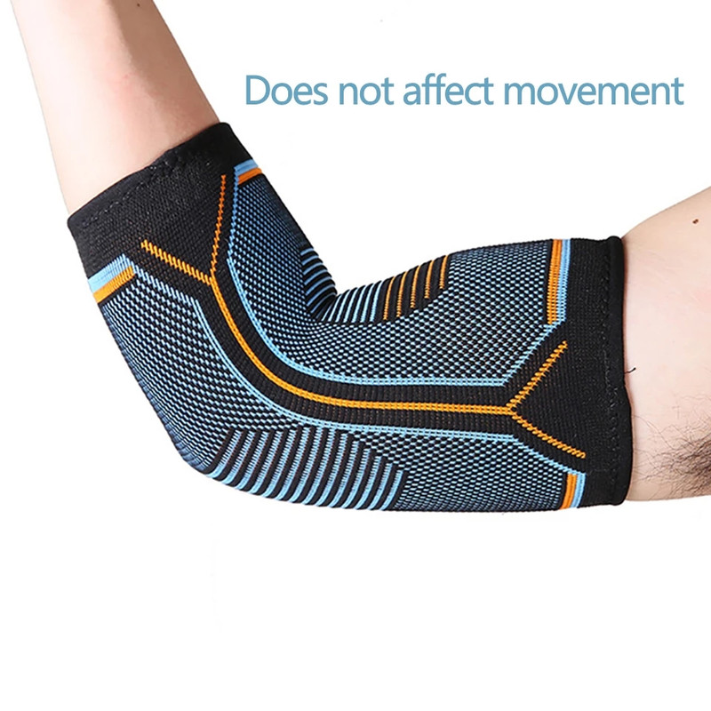 Compression Support Elbow Brace for Sports Knit Weightlifting Reduce Tennis Golfer Elbow Pain Relief