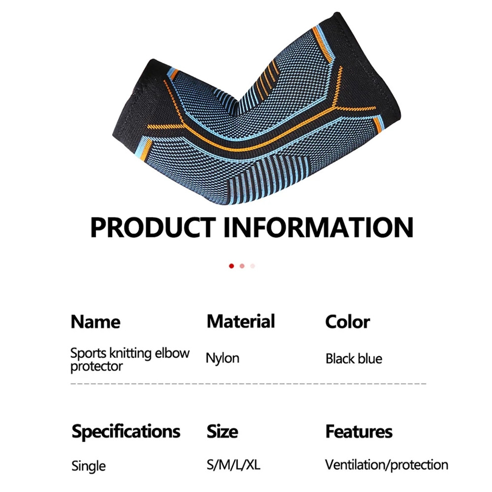 Compression Support Elbow Brace for Sports Knit Weightlifting Reduce Tennis Golfer Elbow Pain Relief