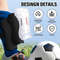 Children Football Calf Protection, Youth Adults Soccer Shin Guards, Leg Pads with Shin Support Straps