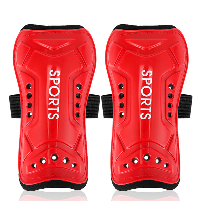 Children Football Calf Protection, Youth Adults Soccer Shin Guards, Leg Pads with Shin Support Straps