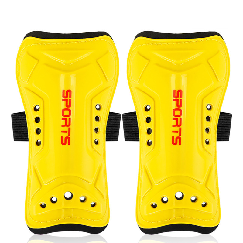 Children Football Calf Protection, Youth Adults Soccer Shin Guards, Leg Pads with Shin Support Straps