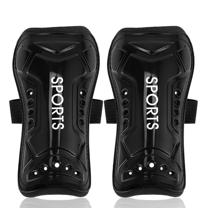 Children Football Calf Protection, Youth Adults Soccer Shin Guards, Leg Pads with Shin Support Straps