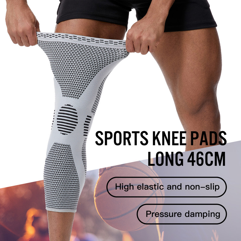 Support Knee Pad Gym Protector, Elastic and Breathable Knee Pad, 1 Piece Compressed Knee Support Sleeve