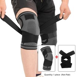 nylon sport knee brace 1 piece, knee joint compression for running, cycling, fitness, weightlifting, basketball outdoor