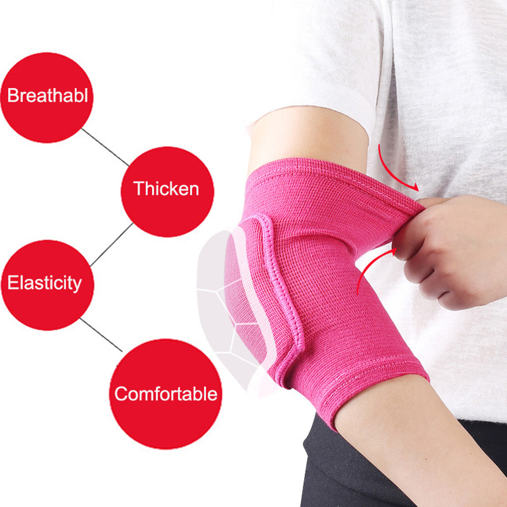 Volleyball Arm Sleeve Pad Elastic Elbow Knee Protectors Guard With Thickened Sponge For Sports Adul
