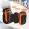 Gel Cushion Knee Pads Work Heavy Duty Support, Anti Slip Straps Kneepads for Construction Gardening Flooring Tile