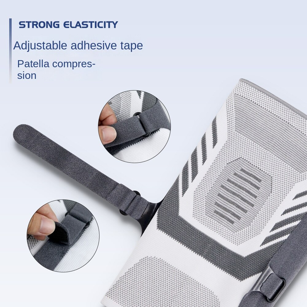 Patella Tendon Strap Kneepad, Knee Compression Sleeve for Knee Pain, Knee Support Brace with Side Stabilizers