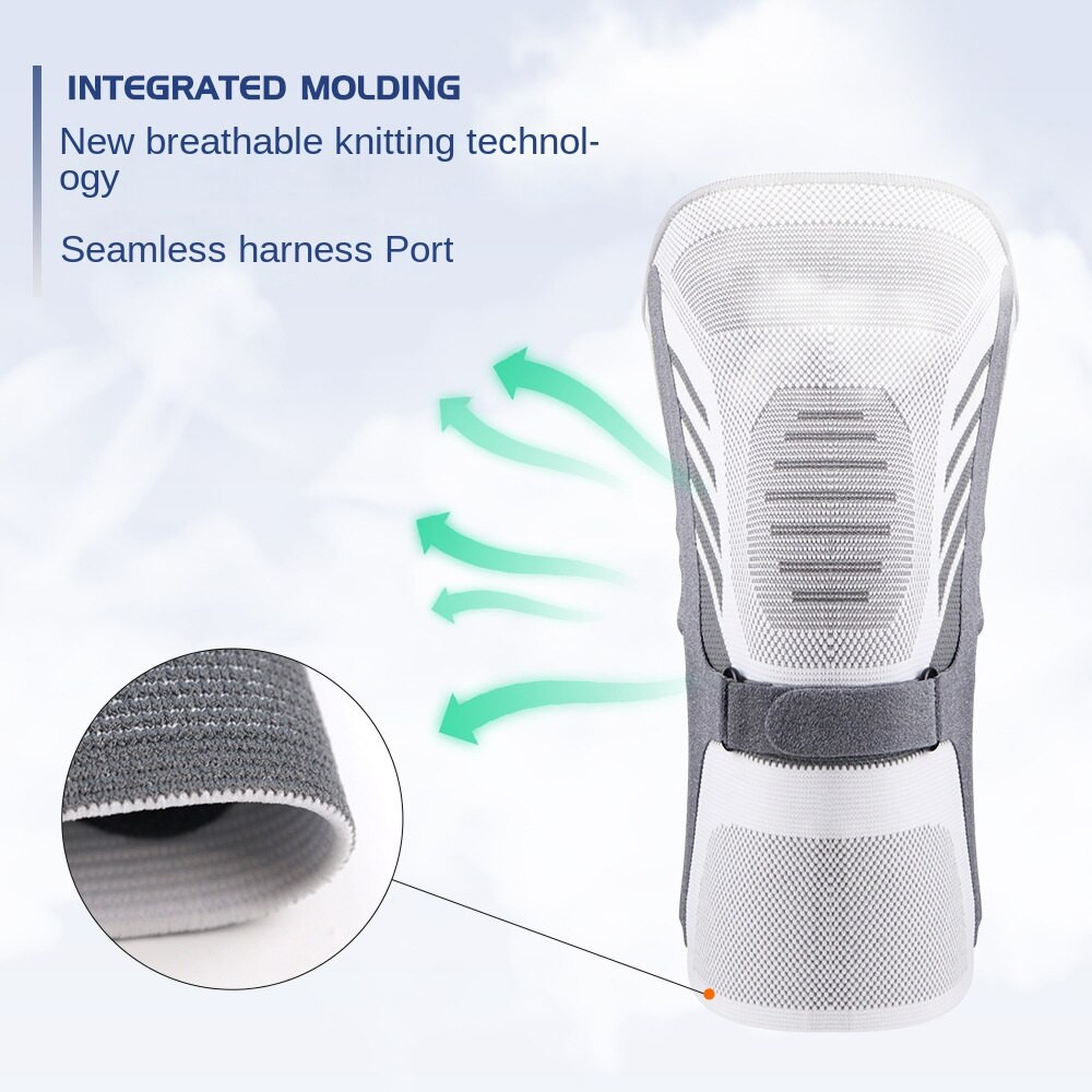 Patella Tendon Strap Kneepad, Knee Compression Sleeve for Knee Pain, Knee Support Brace with Side Stabilizers