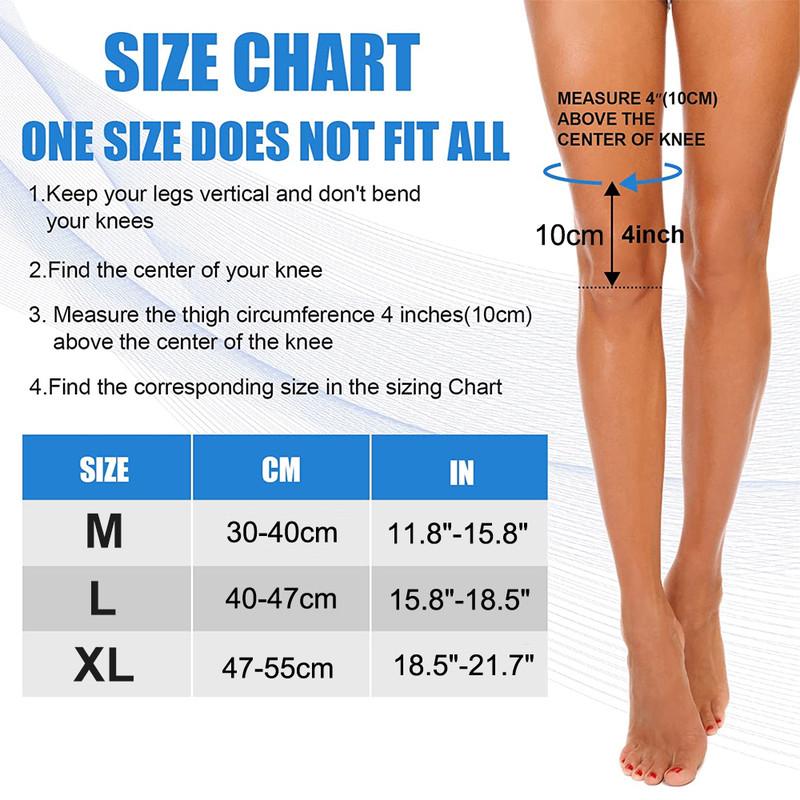 Patella Tendon Strap Kneepad, Knee Compression Sleeve for Knee Pain, Knee Support Brace with Side Stabilizers