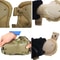 Lightweight Knee & Elbow Pads Set, Military Grade Combat Protection for Airsoft Skateboarding with Adjustable Strap