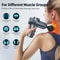 Muscle Percussion Massager for Athletes, Deep Tissue Mini Massage Gun Grey, 6 Speeds & Massage Heads