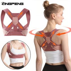 invisible posture correction with straps, hunchback corrector for adults, bent waist, chest and neck forward tilt