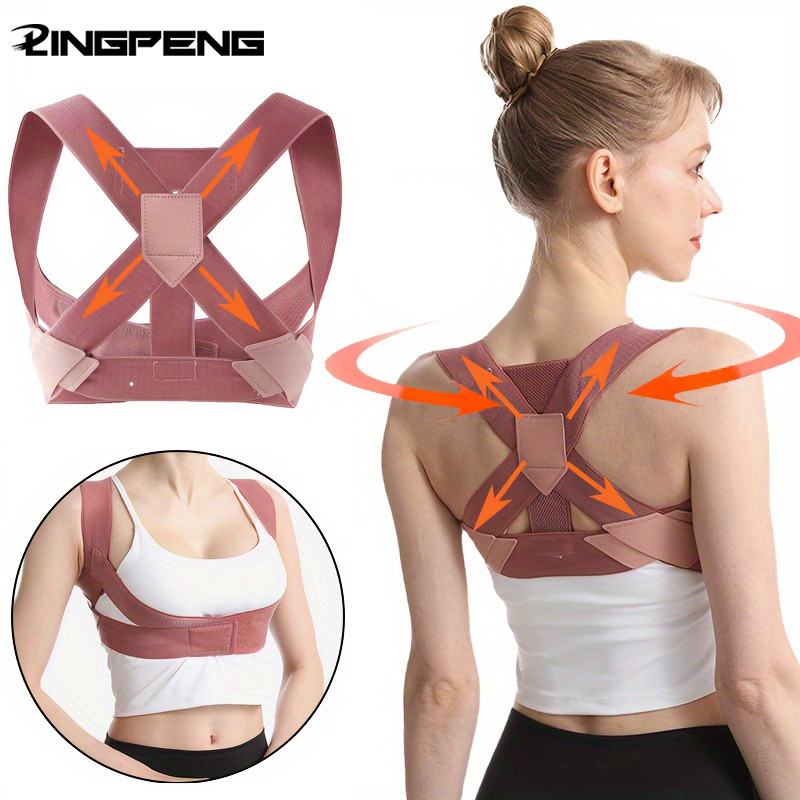 Invisible Posture Correction With Straps, Hunchback Corrector for Adults, Bent Waist, Chest and Neck Forward Tilt