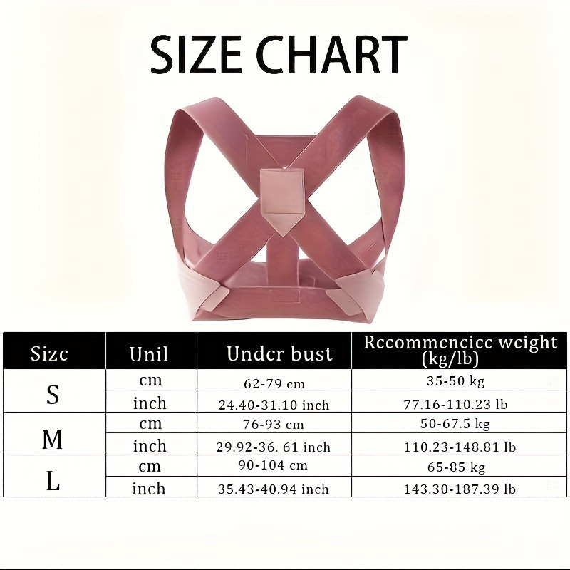 Invisible Posture Correction With Straps, Hunchback Corrector for Adults, Bent Waist, Chest and Neck Forward Tilt