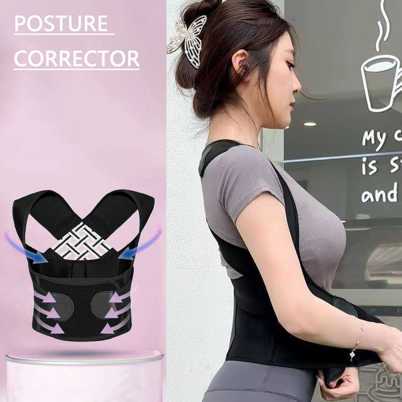 Breathable Posture Corrector Belt, Back Support Strap, Adult Back Correction, Sitting Position Correction Tool for Women