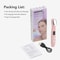 Vibration Eye Massage Device Rechargeable Hot Compress Eye Massager Eye Bags Fine Lines Reduction D 5