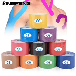 athletic bandage waterproof sports tape stickers, protector strapping muscle recovery pain relief