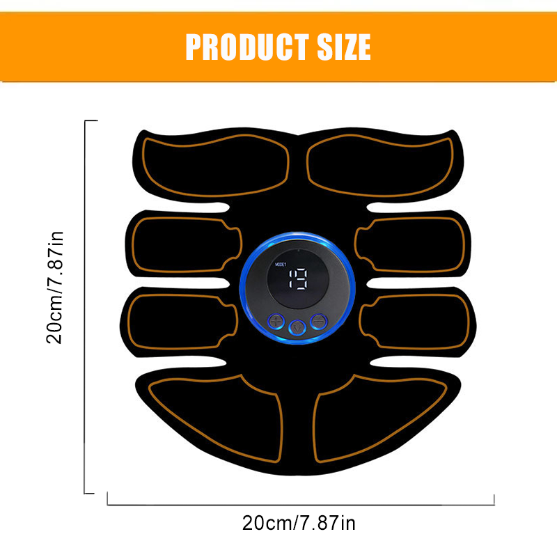 Muscle Stimulator Fitness Weight Loss EMS ABS Stimulator Muscle Toner Massager Abdominal Training S 5
