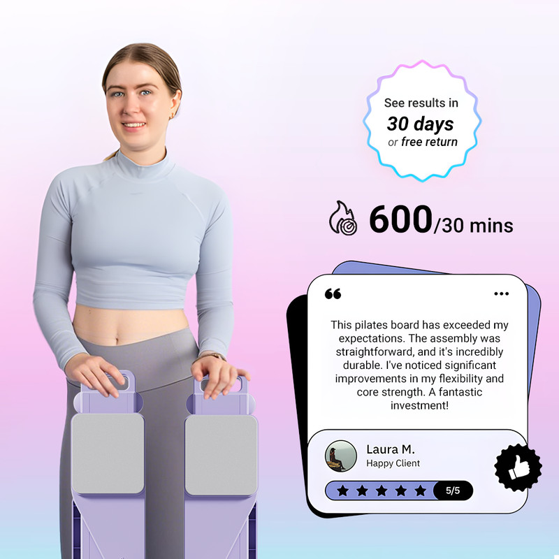 Lightweight Full Body Fitness Split Pilates Reformer 2in1 Abs Ski Board For Home Gym Portable Core 5